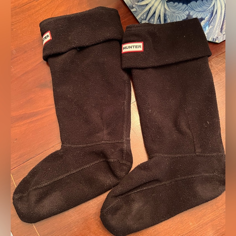 HUNTER-Tall socks for rain boots size medium ladies size 5-7 Hunter